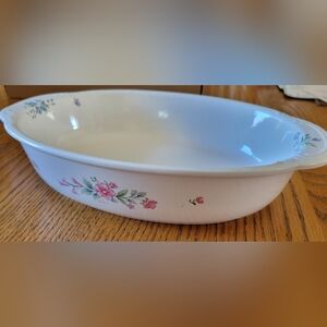 Floral Oval Baking Dish
